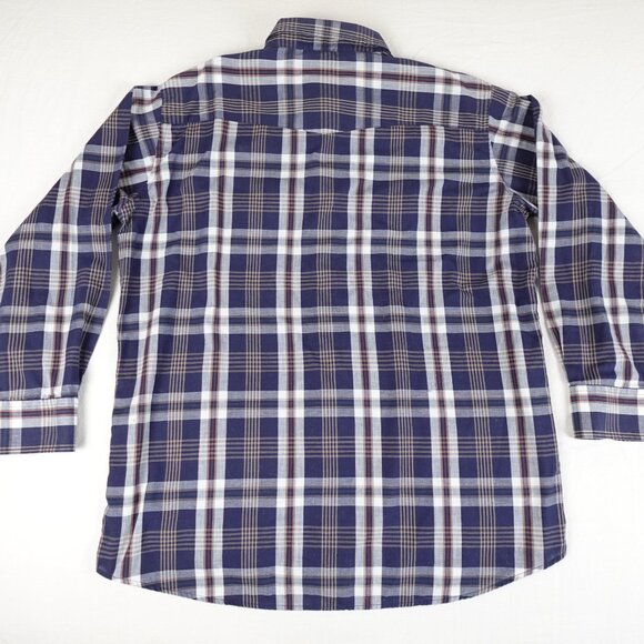 MWG Apparel Pearl Snap Western Plaid Shirt Men's XL Collared Casual Workwear - Picture 7 of 7